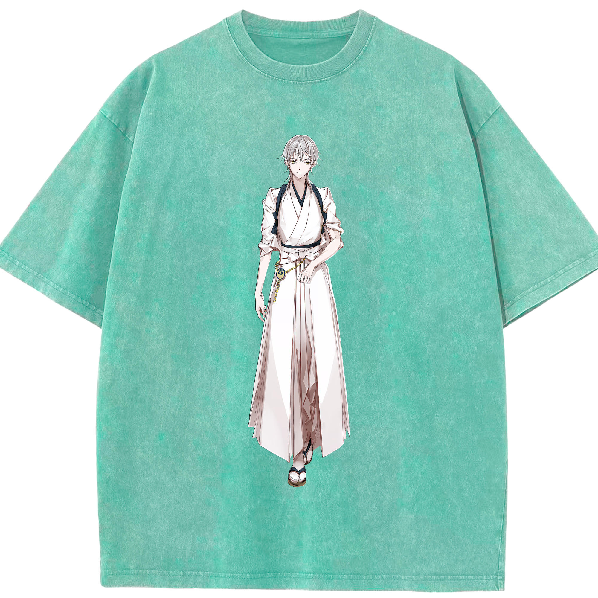 （画像用） 刀剣乱舞 Touken Ranbu 綿100% ヴィンテージ風 半袖Tシャツ（フロントプリント）